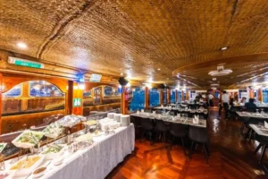 Cruise dinner  during dubai travel from india