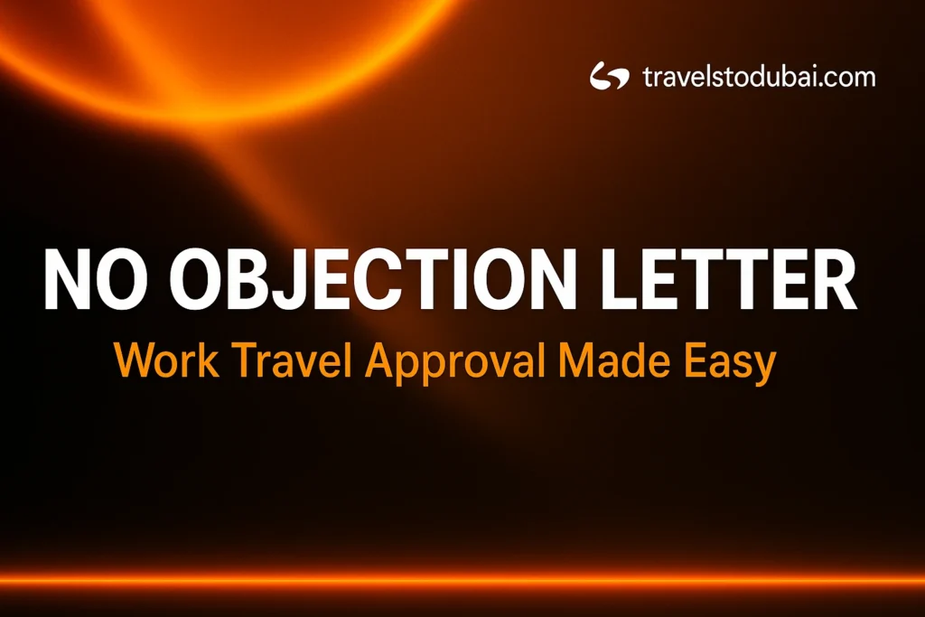 no objection letter for travel